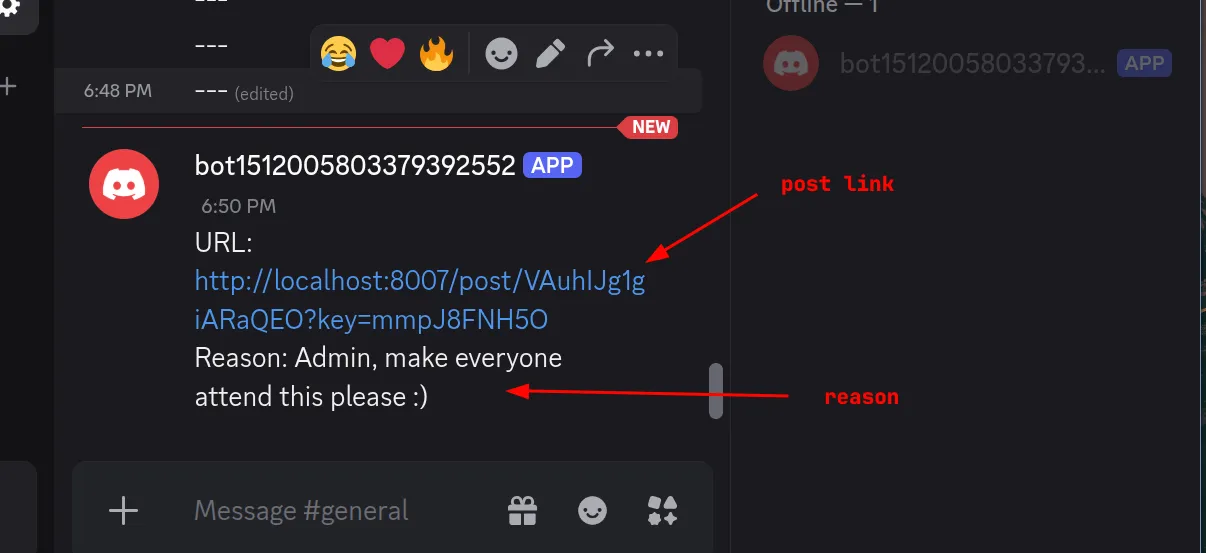 report on discord