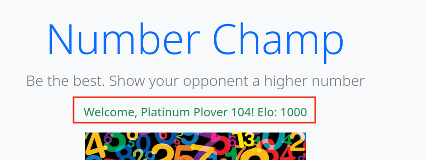 random username and starting elo