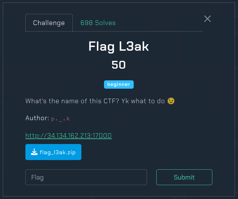 challenge description