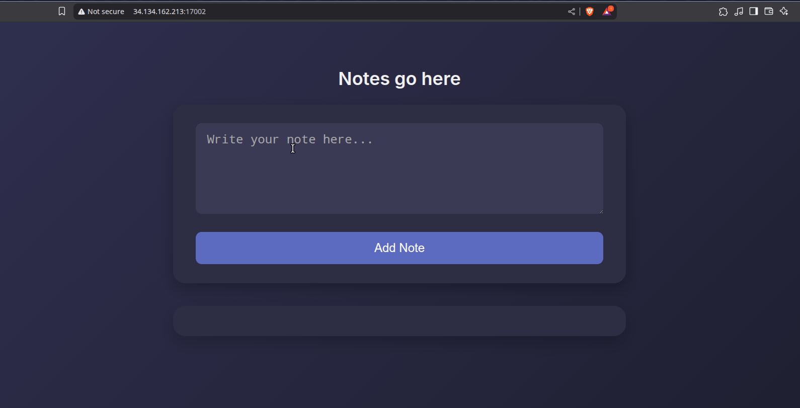 web application showcase